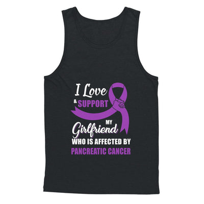 Pancreatic Cancer Awareness Support Purple Girlfriend Boyfriend T-Shirt & Hoodie | Teecentury.com