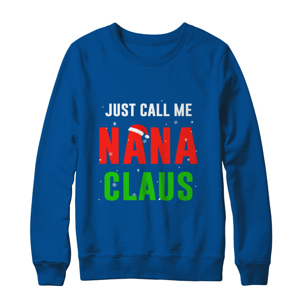 Santa Nana Claus Matching Family Christmas Pajamas T-Shirt & Sweatshirt | Teecentury.com