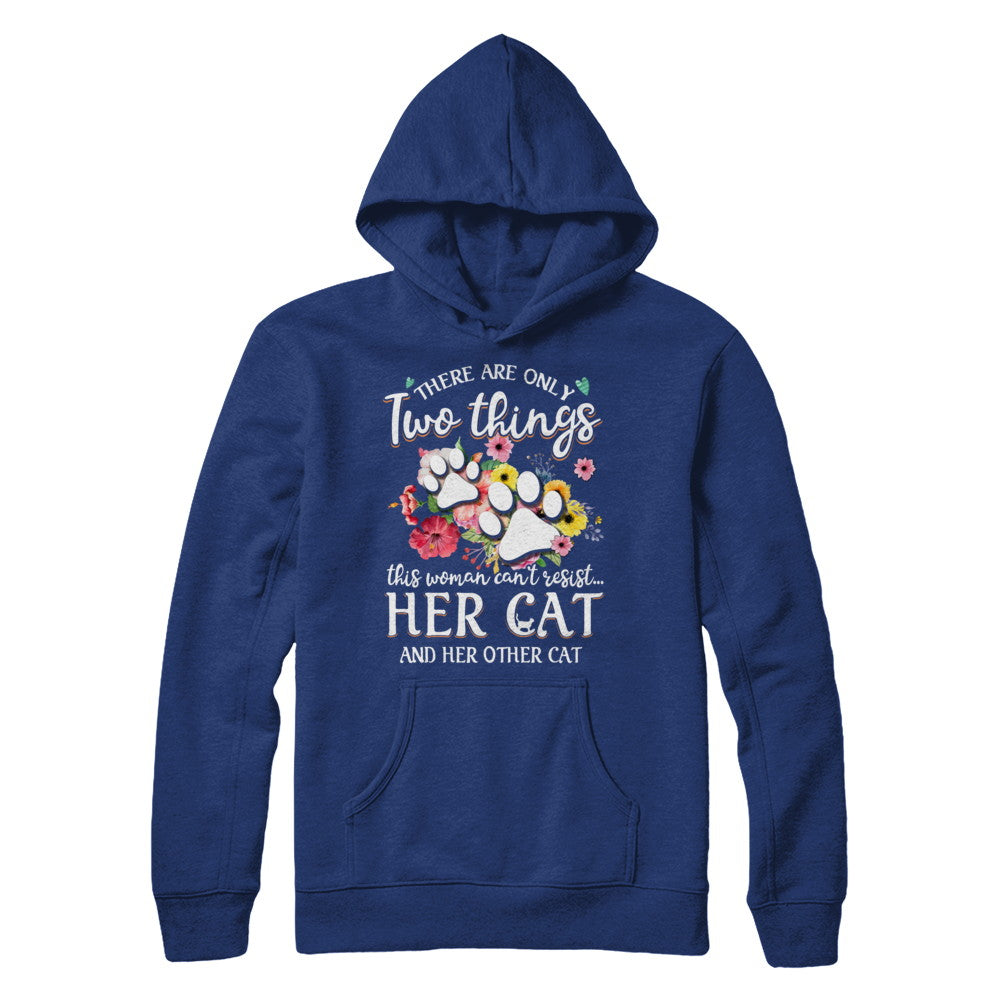 This Woman Can't Resist Her Cat And Her Other Cat T-Shirt & Hoodie | Teecentury.com