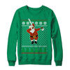 Dabbing Santa Baseball Ugly Sweater Christmas T-Shirt & Sweatshirt | Teecentury.com