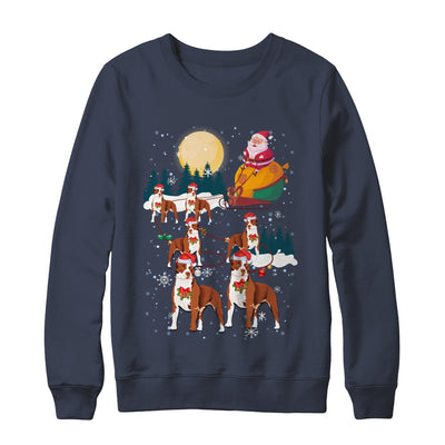 Dog Reindeer Pit bull Christmas Gift T-Shirt & Sweatshirt | Teecentury.com