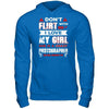 Don't Flirt With Me I Love My Girl She Is A Crazy Photographer T-Shirt & Hoodie | Teecentury.com
