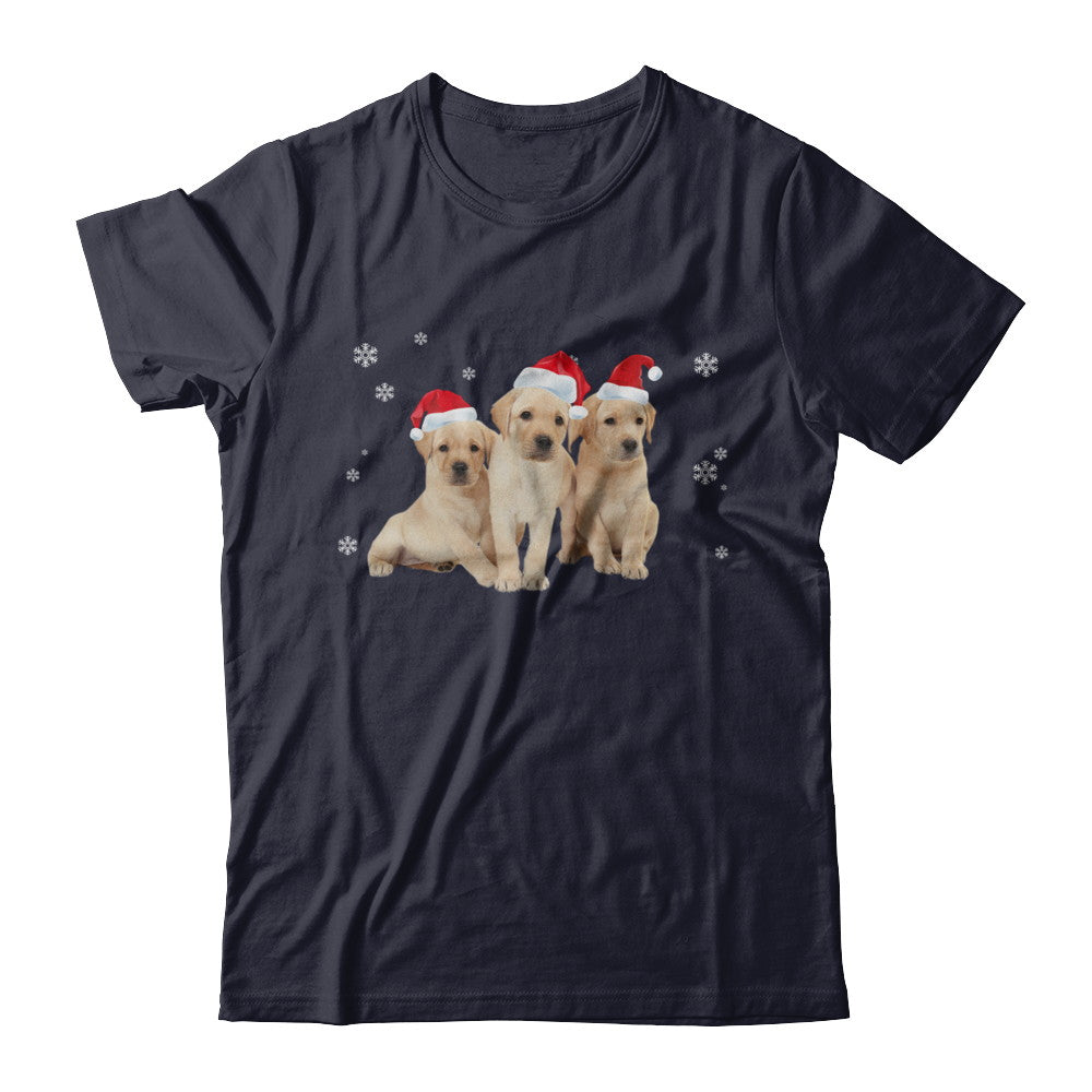 Funny Yellow Labrador Puppies Christmas Dog Gift T-Shirt & Hoodie | Teecentury.com