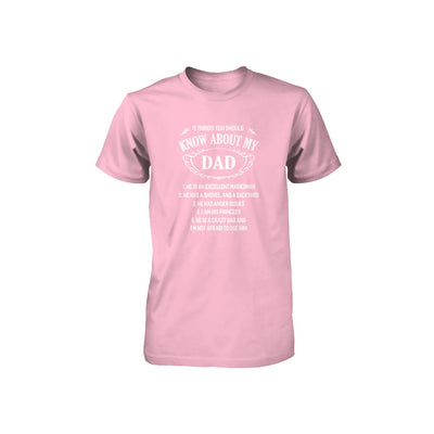 5 Things You Should Know About My Dad Youth Youth Shirt | Teecentury.com
