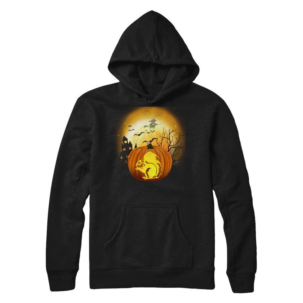 Pumpkin Squirrel Halloween Human Costume T-Shirt & Hoodie | Teecentury.com