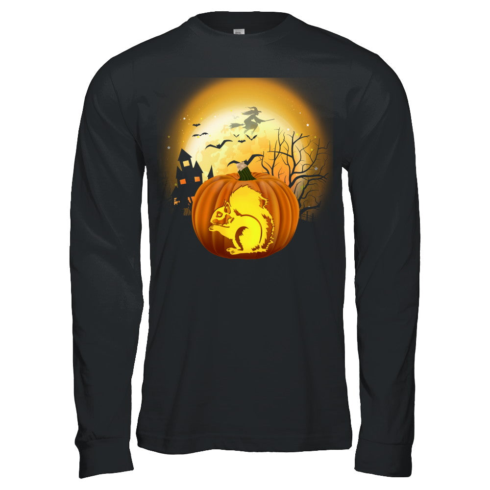Pumpkin Squirrel Halloween Human Costume T-Shirt & Hoodie | Teecentury.com