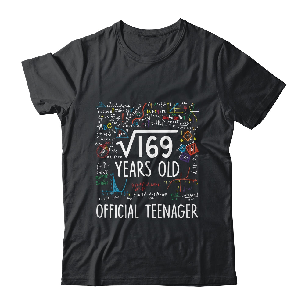 13 Birthday Official Teenager Boy 13yr Math 13th Birthday Shirt & Hoodie | teecentury