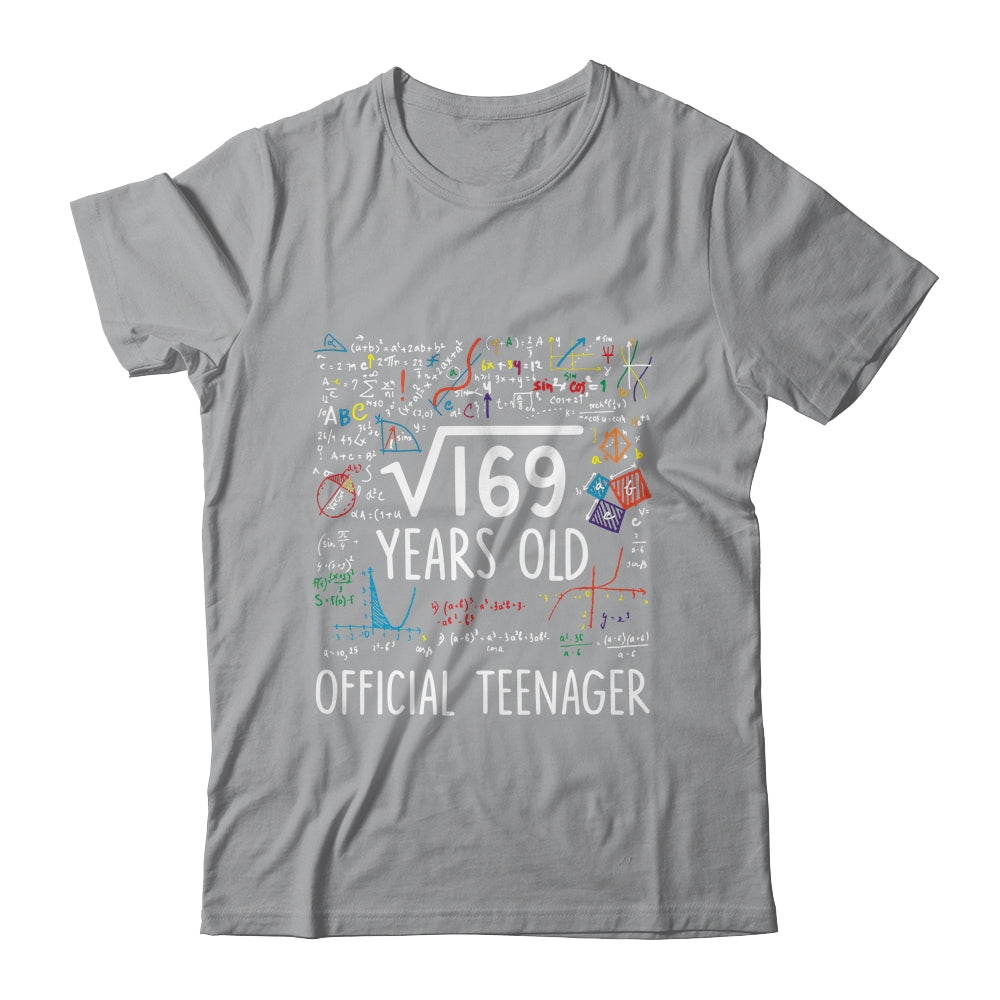 13 Birthday Official Teenager Boy 13yr Math 13th Birthday Shirt & Hoodie | teecentury