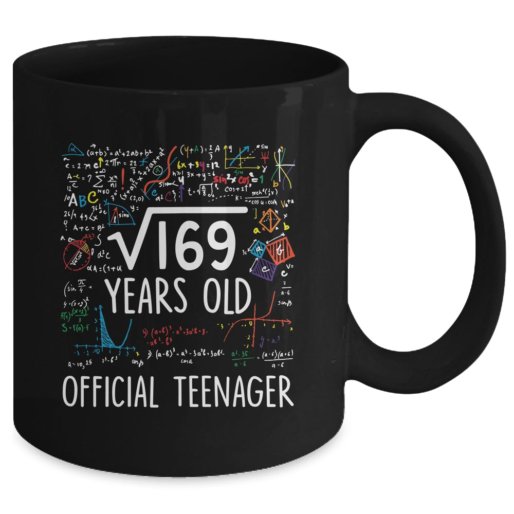 13 Birthday Official Teenager Boy 13yr Math 13th Birthday Mug | teecentury