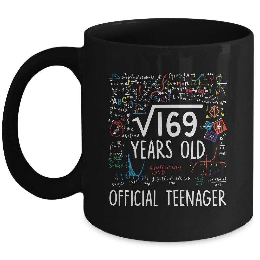 13 Birthday Official Teenager Boy 13yr Math 13th Birthday Mug | teecentury
