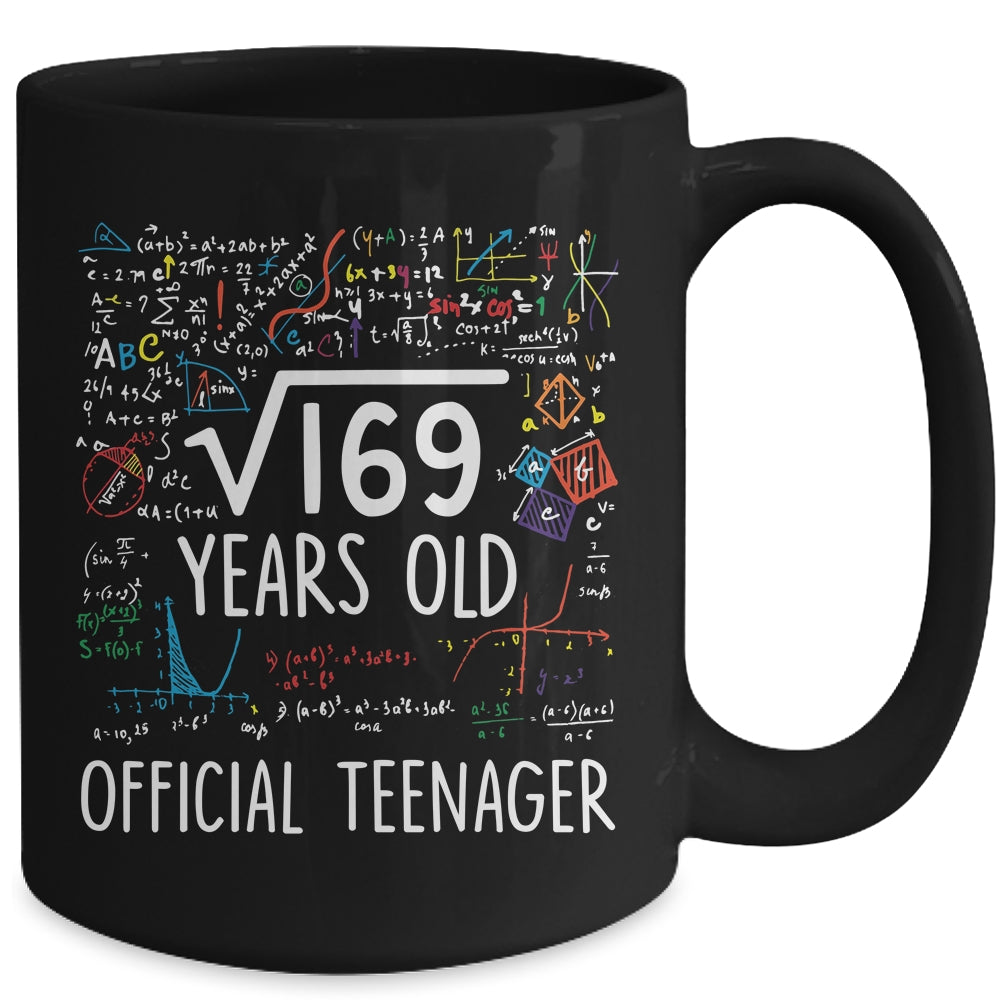 13 Birthday Official Teenager Boy 13yr Math 13th Birthday Mug | teecentury