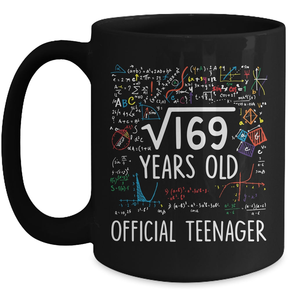 13 Birthday Official Teenager Boy 13yr Math 13th Birthday Mug | teecentury
