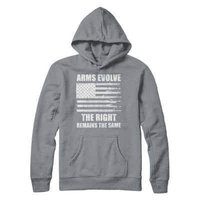Arms Evolve The Right Remains The Same Gun Right T-Shirt & Hoodie | Teecentury.com