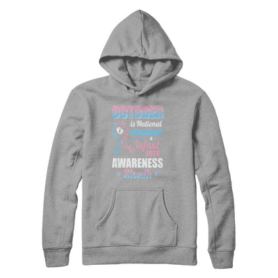 October Is Pregnancy And Infant Loss Awareness Month T-Shirt & Hoodie | Teecentury.com