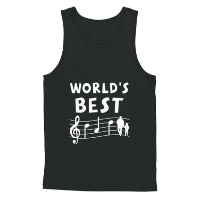 World's Best Dad Ever Treble Clef Musician Fathers Day T-Shirt & Hoodie | Teecentury.com