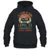 13th Birthday Boy Official Teenager Level 13 Unlocked Game T-Shirt & Hoodie | Teecentury.com