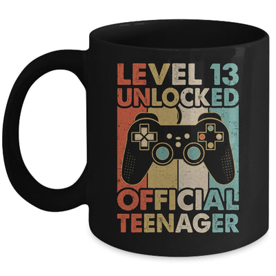 13th Birthday Gift Boys Level 13 Unlocked Official Teenager Mug | teecentury
