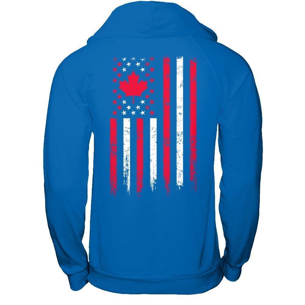 American Canadian Flag Canada Pride Heritage T-Shirt & Hoodie | Teecentury.com