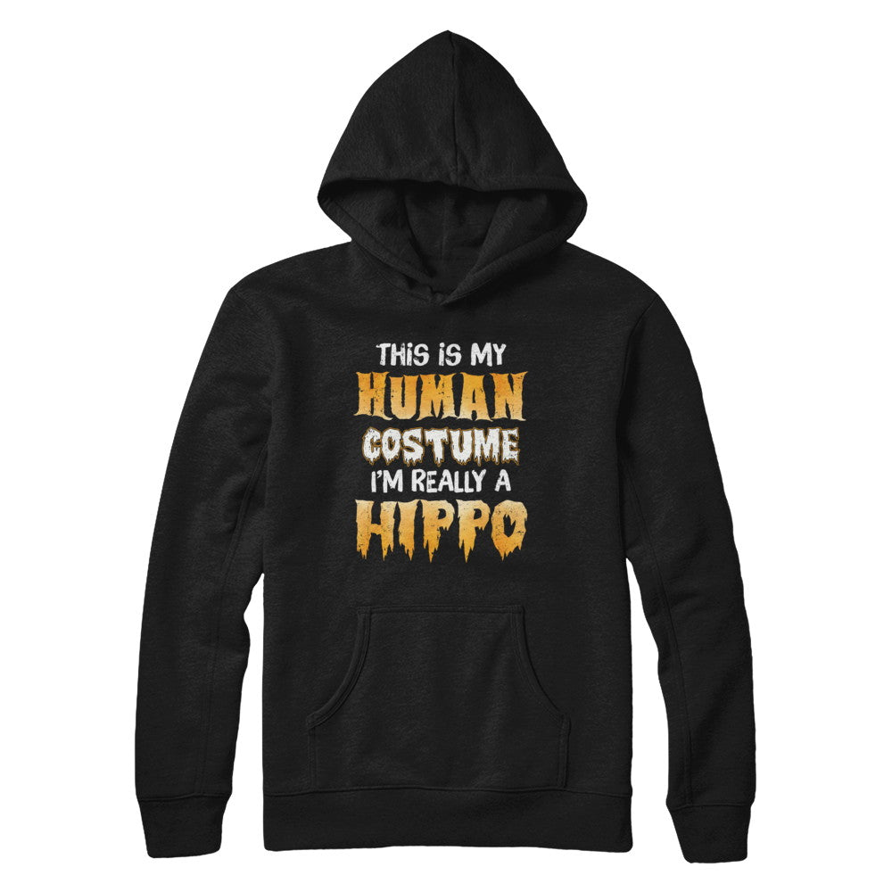 This Is My Human Costume Hippo Halloween T-Shirt & Hoodie | Teecentury.com