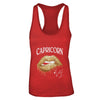 Capricorn Zodiac December January Birthday Gift Golden Lipstick T-Shirt & Tank Top | Teecentury.com