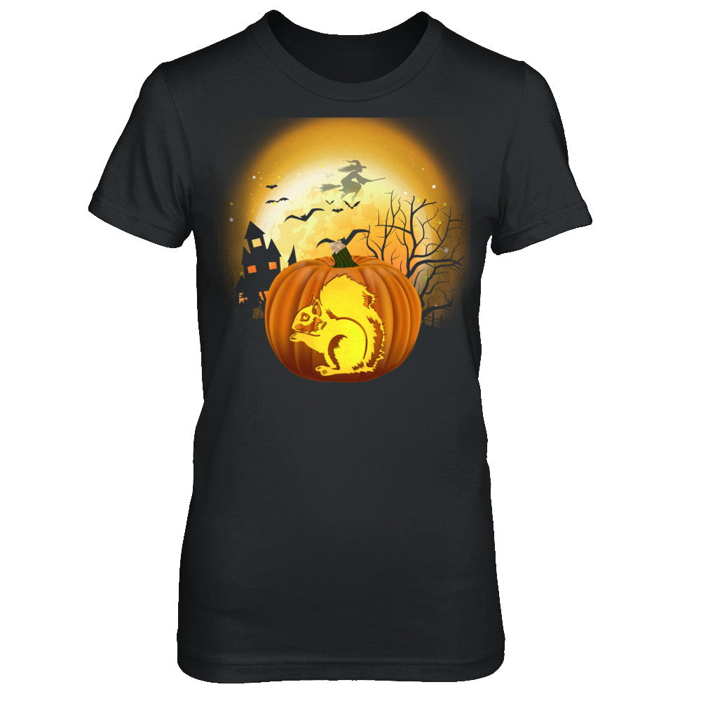 Pumpkin Squirrel Halloween Human Costume T-Shirt & Hoodie | Teecentury.com