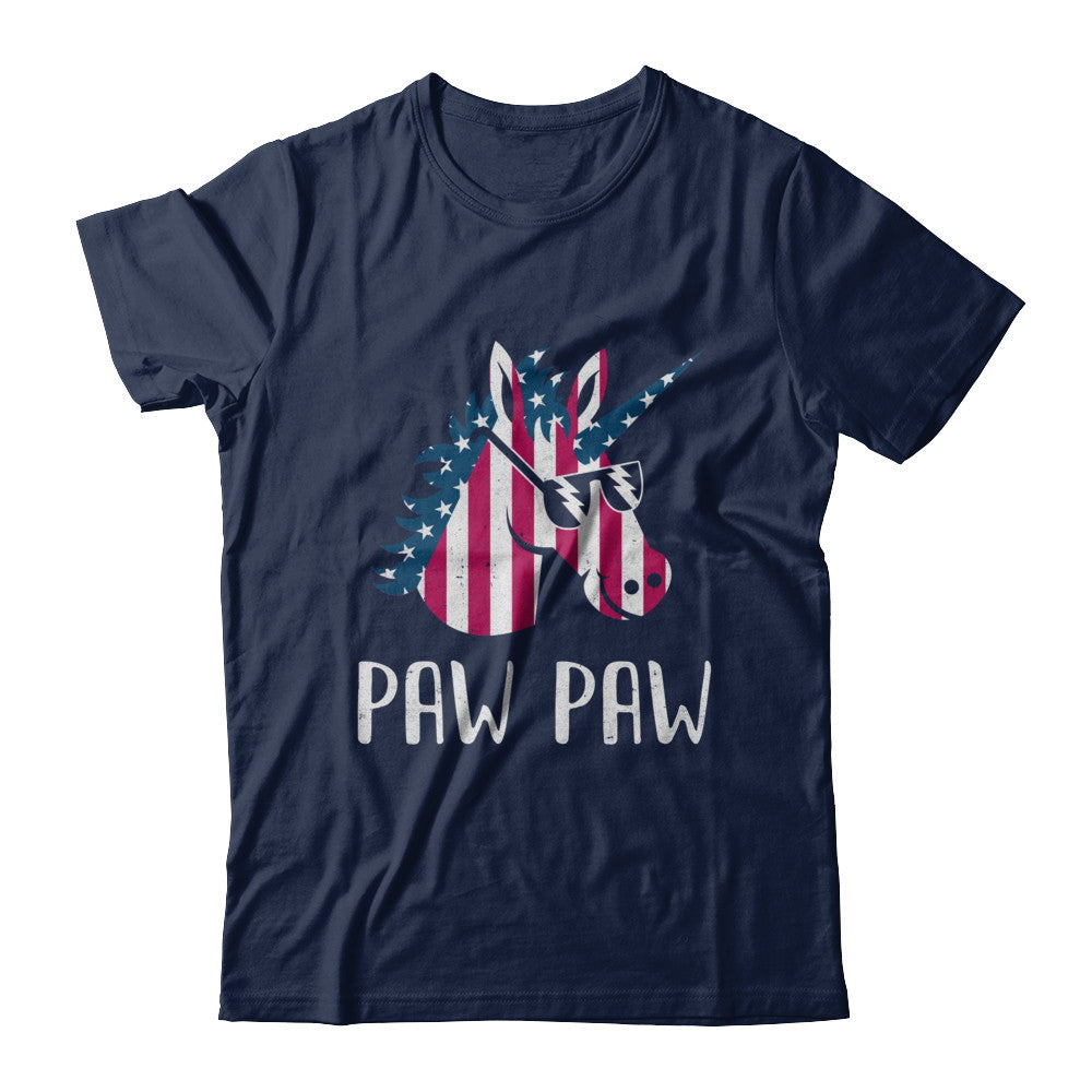 Patriotic Paw Paw Unicorn Americorn 4Th Of July T-Shirt & Hoodie | Teecentury.com