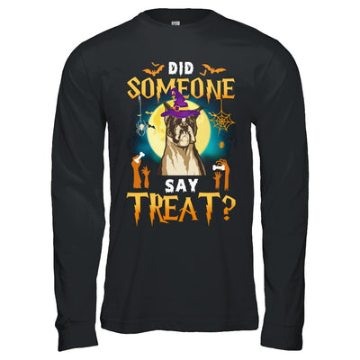 Did Someone Say Treat Boxer Halloween Costume T-Shirt & Hoodie | Teecentury.com