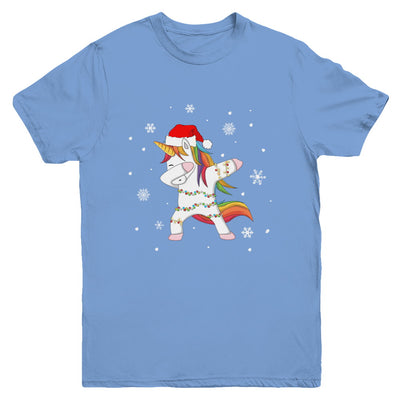 Dabbing Unicorn Ugly Christmas Sweater Girls Youth Youth Shirt | Teecentury.com