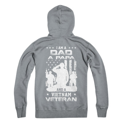 I'm A Dad A Papa And A Vietnam Veteran T-Shirt & Hoodie | Teecentury.com