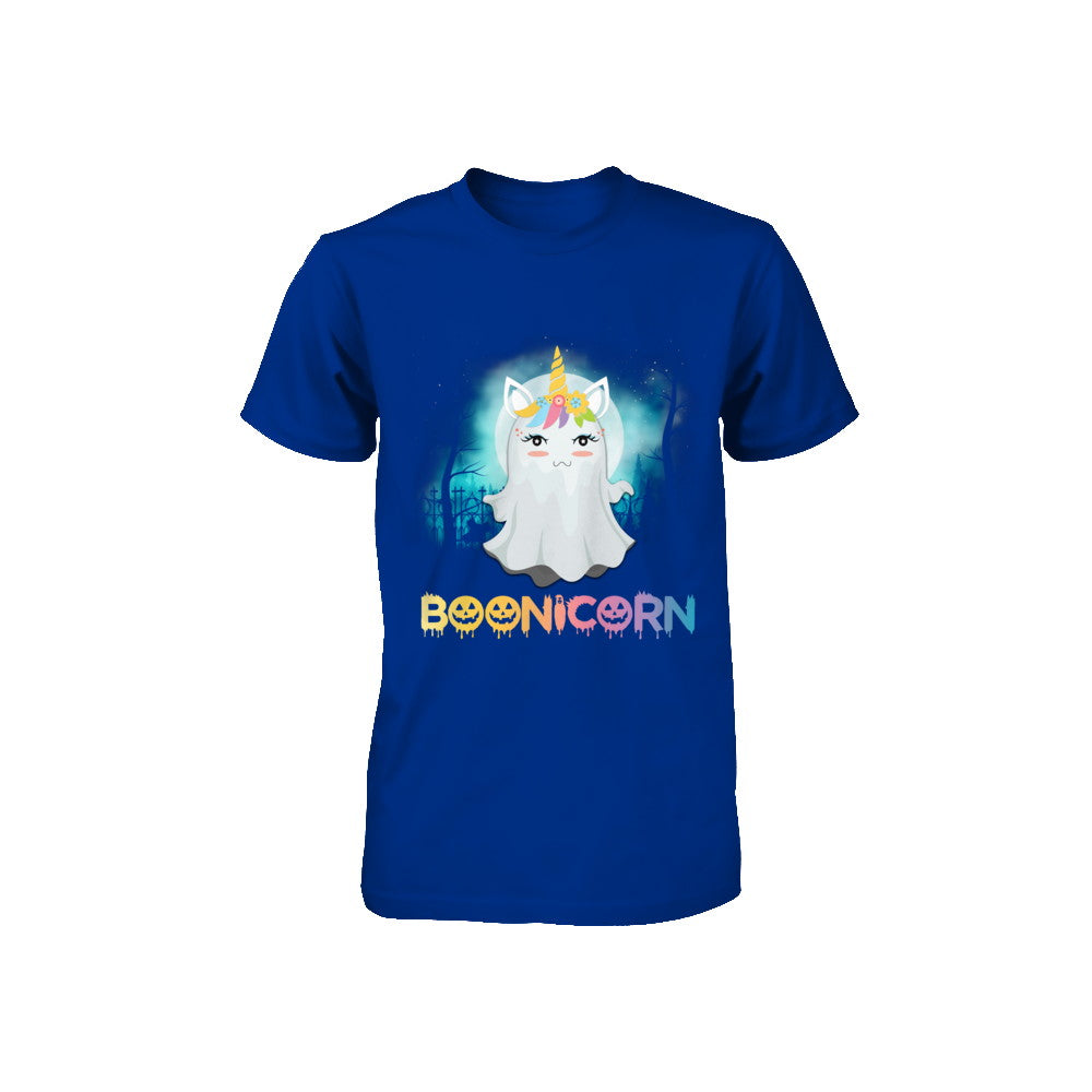 Boonicorn Ghost Unicorn Halloween Girls Youth Youth Shirt | Teecentury.com