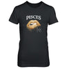 Pisces Zodiac February March Birthday Gift Golden Lipstick T-Shirt & Tank Top | Teecentury.com