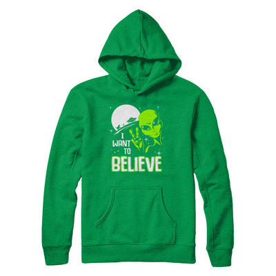 I Want To Believe Alien Ufo T-Shirt & Hoodie | Teecentury.com