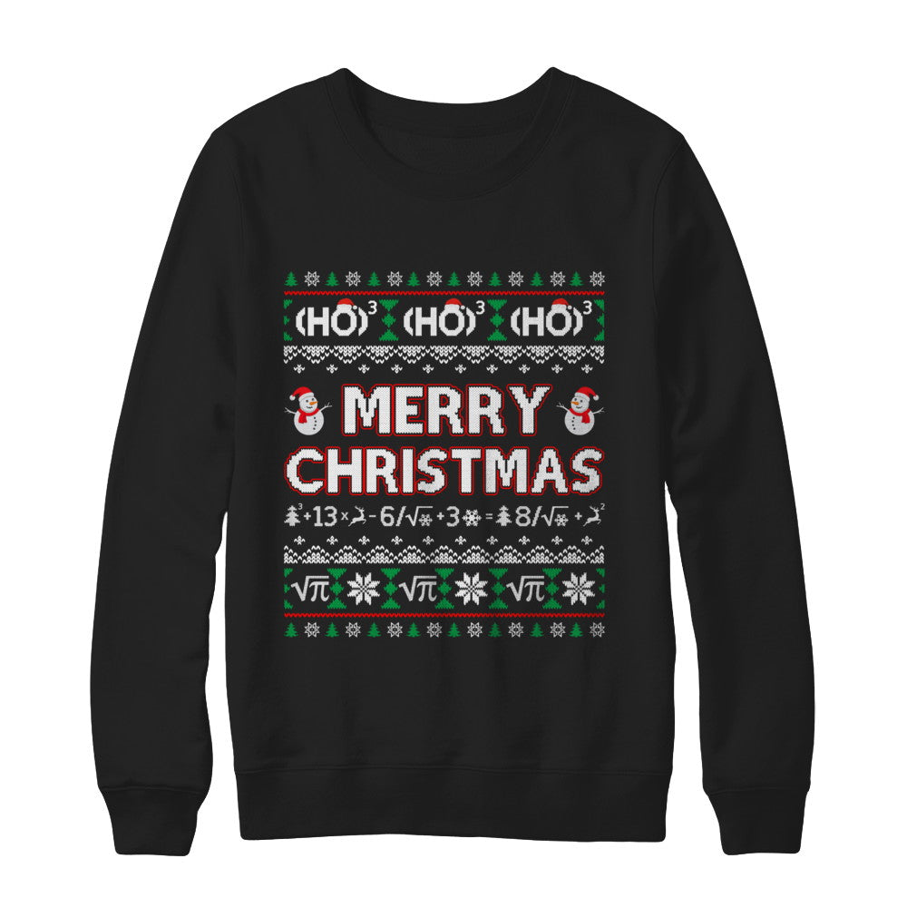 Merry Christmath Funny Math Christmas Ugly Sweaters T-Shirt & Sweatshirt | Teecentury.com