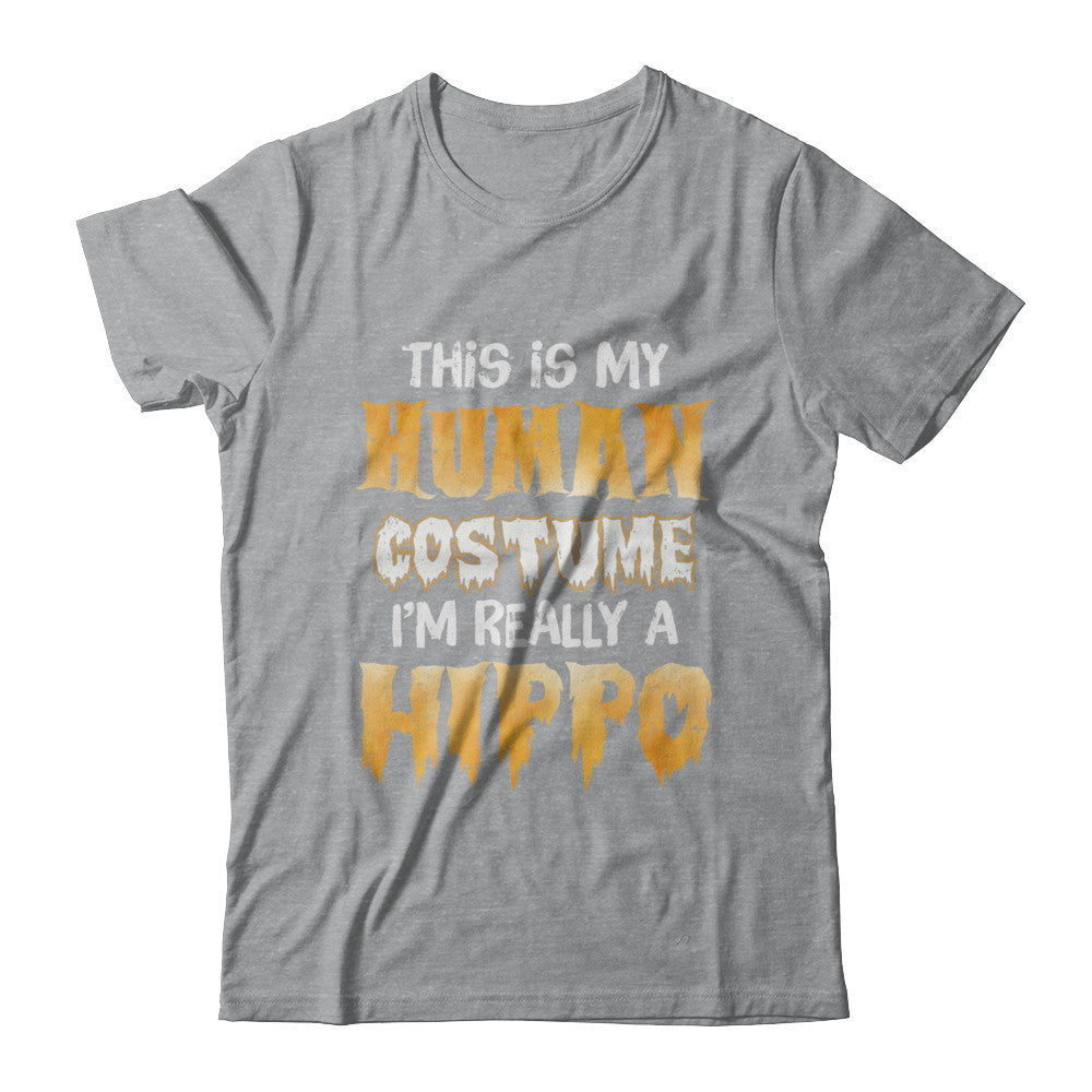 This Is My Human Costume Hippo Halloween T-Shirt & Hoodie | Teecentury.com