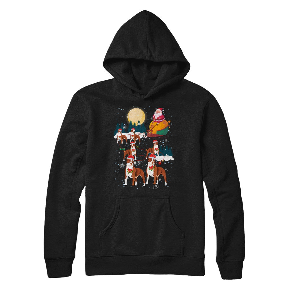 Dog Reindeer Pit bull Christmas Gift T-Shirt & Sweatshirt | Teecentury.com