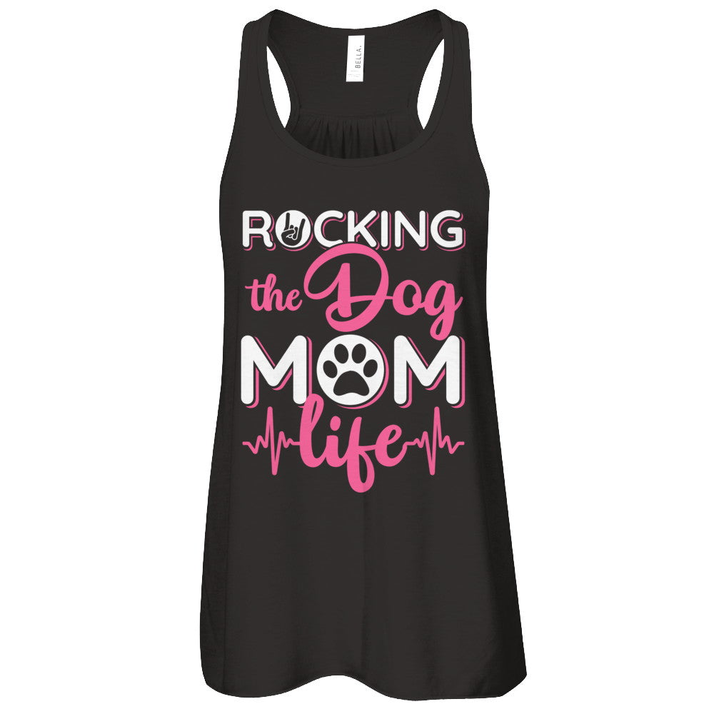 Rocking The Dog Mom Life T-Shirt & Tank Top | Teecentury.com