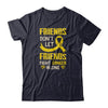 Friends Don't Let Friends Fight Cancer Alone Gold Yellow Awareness T-Shirt & Tank Top | Teecentury.com