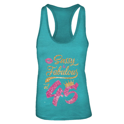 Sassy And Fabulous At 45th 1977 Birthday Gift T-Shirt & Tank Top | Teecentury.com