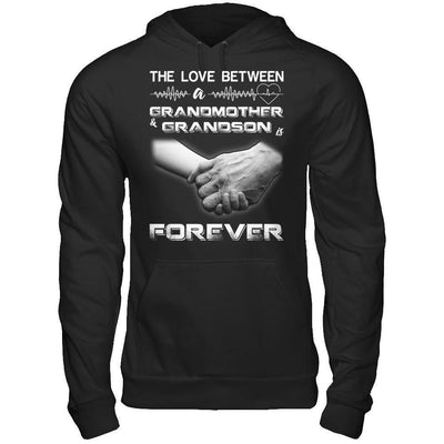 The Love Between A Grandmother And Grandson Is Forever T-Shirt & Hoodie | Teecentury.com