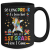So Long Prek Kindergarten Here I Come Dabbing Unicorn Mug Coffee Mug | Teecentury.com