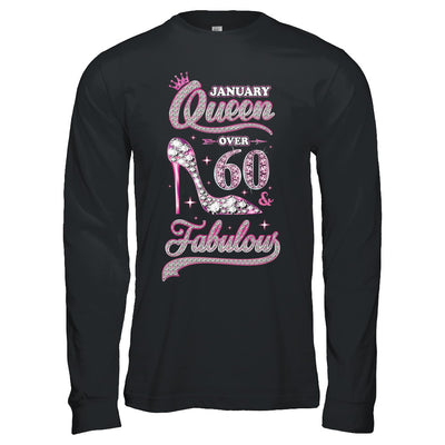 January Queen 60 And Fabulous 1962 60th Years Old Birthday T-Shirt & Hoodie | Teecentury.com