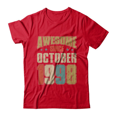 Vintage Retro Awesome Since October 1998 24th Birthday T-Shirt & Hoodie | Teecentury.com