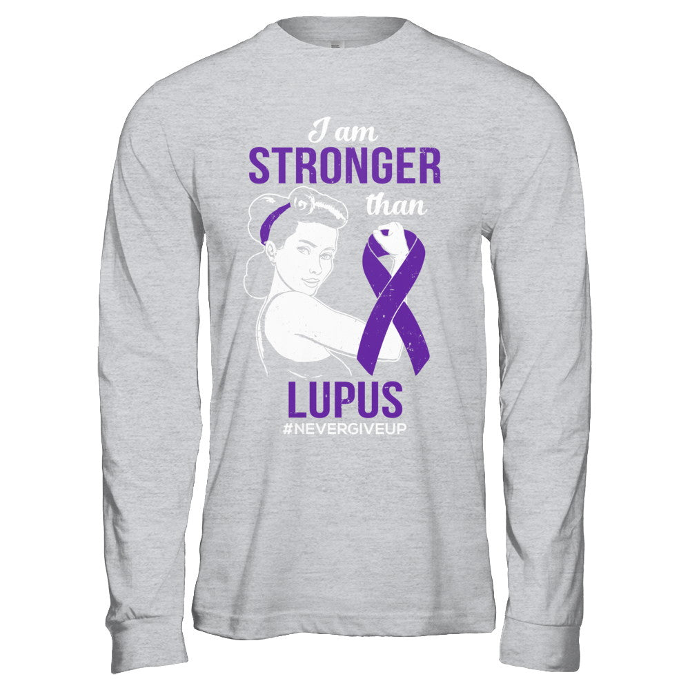 I Am Stronger Than Lupus Awareness Support T-Shirt & Hoodie | Teecentury.com
