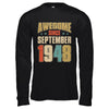 Vintage Retro Awesome Since September 1948 74th Birthday T-Shirt & Hoodie | Teecentury.com