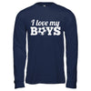 Love My Boys Mom And Dad Soccer T-Shirt & Hoodie | Teecentury.com