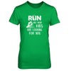 Run Like Your Kids Are Looking For You Funny Mom Mommy T-Shirt & Tank Top | Teecentury.com