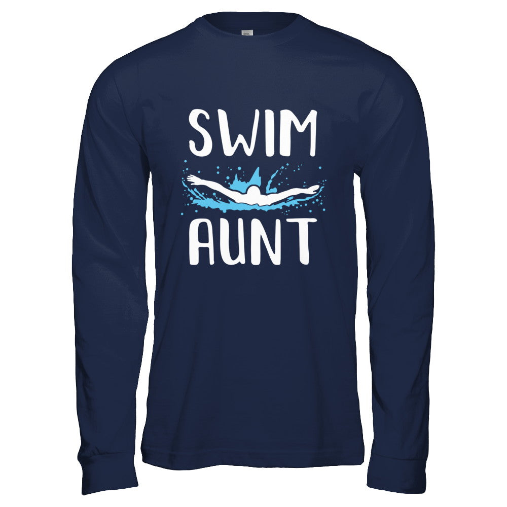 Swim Aunt Funny Swimming Birthday Gift T-Shirt & Hoodie | Teecentury.com