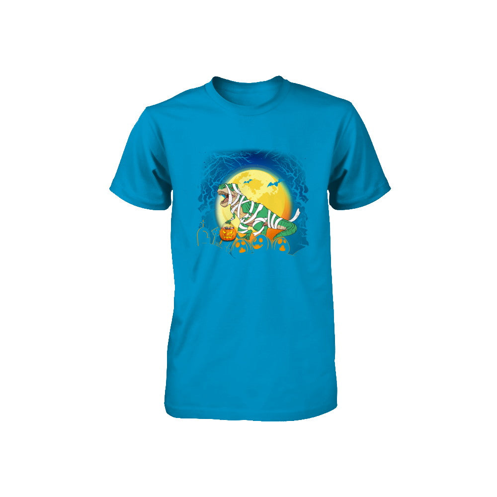 Halloween Pumpkin Dinosaur Gift For Kids Boys Girls Youth Youth Shirt | Teecentury.com