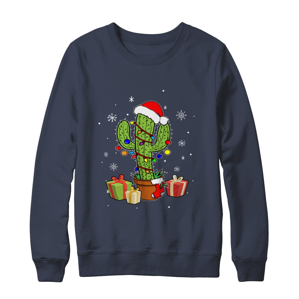 Merry Christmas Succulent Plants Christmas Cactus T-Shirt & Sweatshirt | Teecentury.com