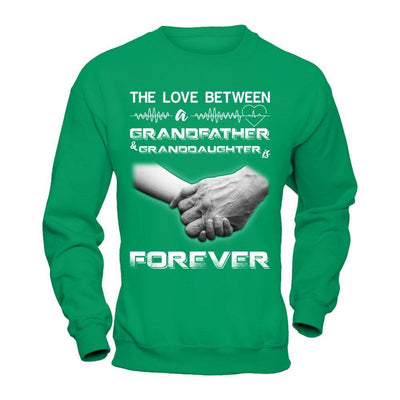 The Love Between A Grandfather And Granddaughter Is Forever T-Shirt & Hoodie | Teecentury.com